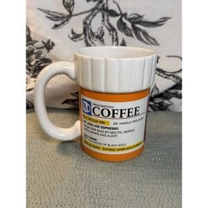 RX Prescription Coffee Cup Pill Bottle Big Mouth Inc Dr. Nurse Pharmacist Gift
